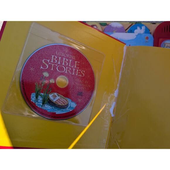 Book of Bible Stories W/CD & Noisy Noah's Ark Usborne Hardcover, Amery - Picture 4 of 7